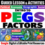 Intro PEGS Factors Lesson & Activities - Political Econ Geo Social - Google Digital Resources