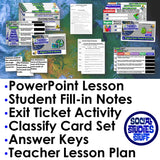 Five Themes of Geography Lesson - Intro Activities & Practice Examples