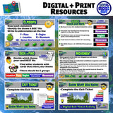 Five Themes of Geography Lesson - Intro Activities & Practice Examples