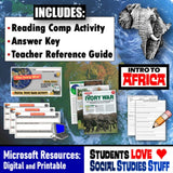 Illegal Ivory Poaching Close Reading Activity - Africa Geography - MS Digital Resources