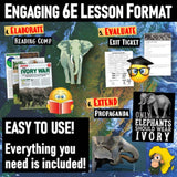 The Ivory Wars Poaching Lesson & Africa Geography Activities - MS Digital Resources