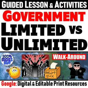 Limited vs. Unlimited Government Lesson & Activities - Google Digital Resources