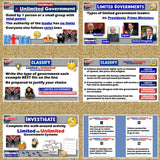 Limited vs. Unlimited Government Lesson & Activities - Google Digital Resources