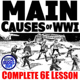 Causes of World War I Lesson - WWI Simulation & Foldable | Print & Digital