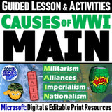 MAIN Causes World War I Lesson & WWI Intro Activities - Microsoft Digital Resources