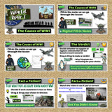Causes of World War I Lesson - WWI Simulation & Foldable | Print & Digital
