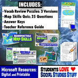 Map Skills Vocabulary Puzzle & World Geography Quiz - Microsoft Digital Resources