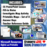 Middle East, Southwest Asia & North Africa Intro & Maps Lesson - MS Digital Resources