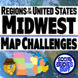 Midwest Region Map Activities – Regions of the United States - Digital Resources