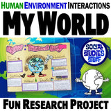 World Cultures Research Project - Geography & Culture PBL | Print & Digital