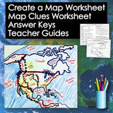 North America Map Skills Worksheet - Countries & Capitals Practice