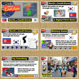 North & South Korea Differences Lesson & Korean War Activities - MS Digital Resources