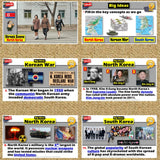 North & South Korea Differences Lesson & Korean War Activities - MS Digital Resources