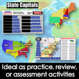 Northeast Region Mapping Challenge - US States, Capitals & Landforms