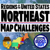 Northeast Region Map Activities - Regions of the United States Digital Resources