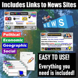 PEGS Factors Current Events Activity - Political Econ Geo Social - MS Digital Resources