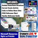 PEGS Factors Current Events Activity - Political Econ Geo Social - MS Digital Resources