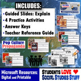 Analyze Pop Culture Propaganda Worksheet Activities - MS Digital Resources