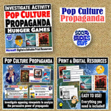 Analyze Pop Culture Propaganda Worksheet Activities - MS Digital Resources