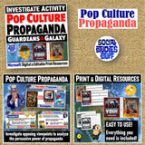 Analyze Pop Culture Propaganda Worksheet Activities - MS Digital Resources