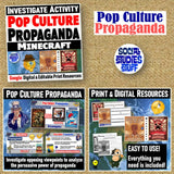 Analyze Pop Culture Propaganda Worksheet Activities - Google Digital Resources