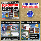 Analyze Pop Culture Propaganda Worksheet Activities - Google Digital Resources