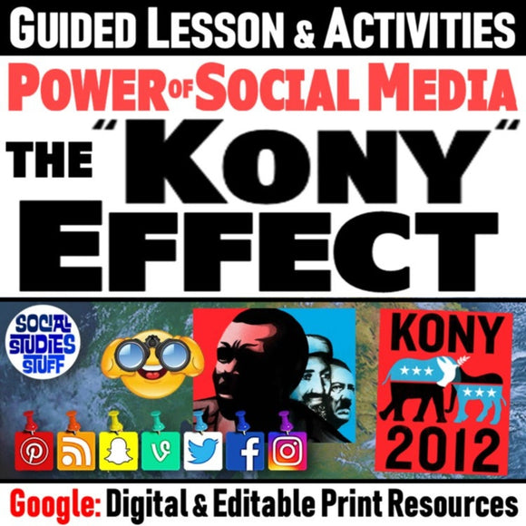 Power of Social Media Lesson & Kony 2012 Viral Video Activities - Google Digital Resources