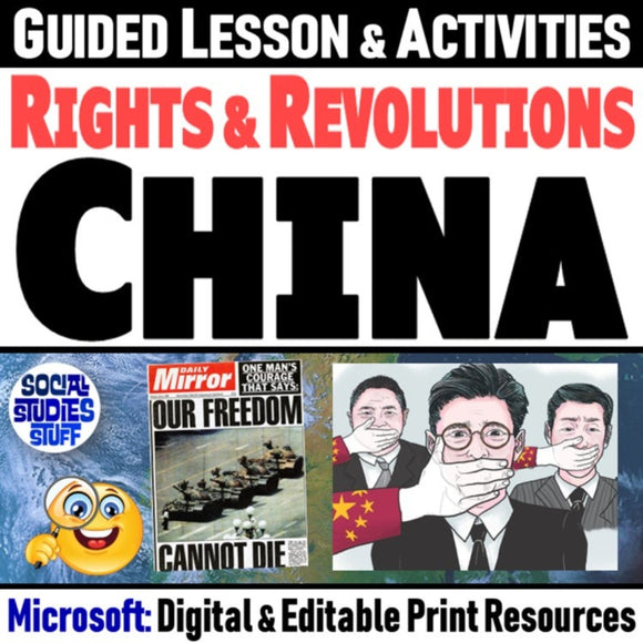 Government, Revolutions & Human Rights in China History Lesson - MS Digital Resources