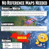 Russia Geography Activity - Russia Create a Map Worksheet - Microsoft Resource