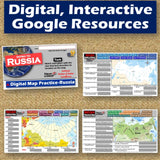 Russia Map Skills Activities - Russia Geography Practice - Google Digital Resources