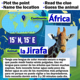 FUN Latitude & Longitude Dual Language Activity | What am I? | English + Spanish