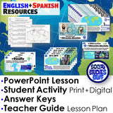 FUN Latitude & Longitude Dual Language Activity | What am I? | English + Spanish