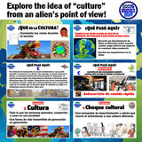 What is Culture Dual Language Lesson and FUN Alien Activity | English + Spanish