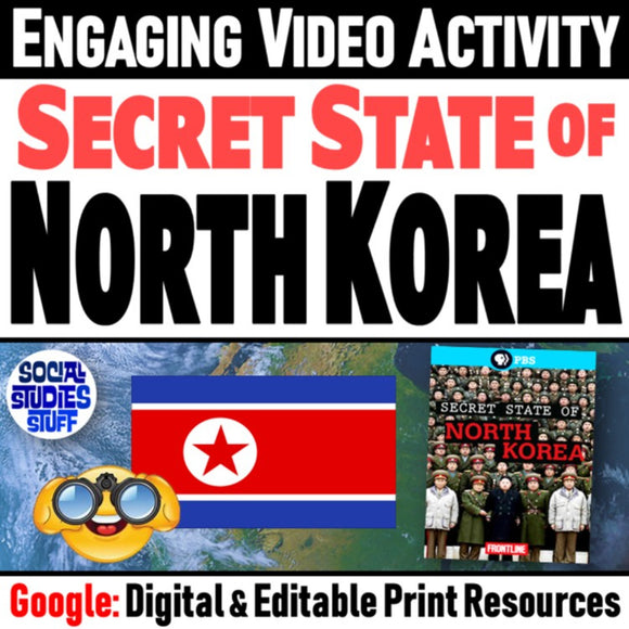 Frontline Secret State of North Korea Movie Questions Worksheet - Google Digital Resources