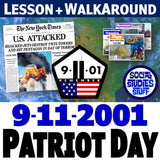 9/11/01 Geography Lesson - Patriot Day & Critical Thinking Walk-Around Activity