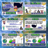 9/11/01 Geography Lesson - Patriot Day & Critical Thinking Walk-Around Activity