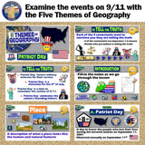 Patriot Day Lesson - 9/11 Geography Walk-Around Activity | Print & Digital