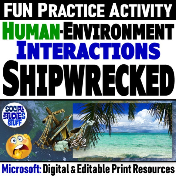 Shipwreck! Human Environment Interactions Geography Activity - Microsoft Digital Resources