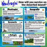 Shipwreck Survival Challenge - FUN Geography Activity | English + Spanish