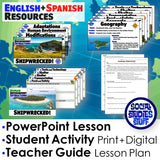 Shipwreck Survival Challenge - FUN Geography Activity | English + Spanish