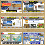 Silk Road Lesson, Cultural Diffusion Game & East Asia Geography - MS Digital Resources