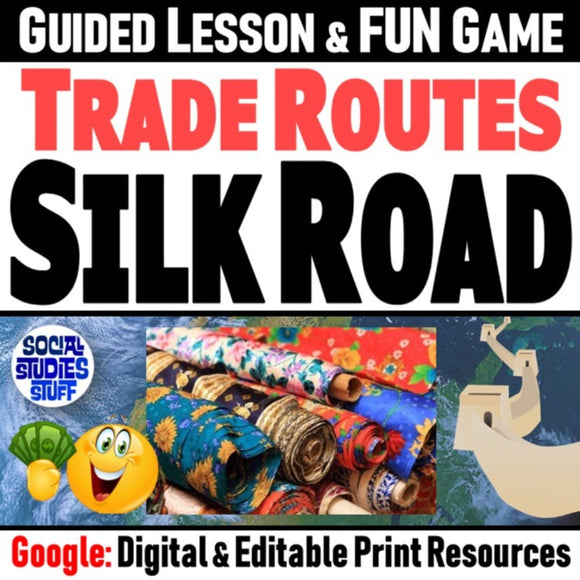 Silk Road Lesson, Cultural Diffusion Game & East Asia Geography - Google Digital Resources