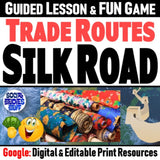 Silk Road Lesson, Cultural Diffusion Game & East Asia Geography - Google Digital Resources