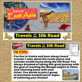 FUN Silk Road Travel Game - Cultural Diffusion, Trade, Geography Activities - MS