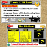 FUN Silk Road Travel Game - Cultural Diffusion, Trade, Geography Activities - MS