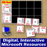 Silk Road Vocab Review Puzzles - Culture & Geography Activities - MS Digital Resources