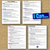 6th Grade Social Studies World Culture I Can & I Will Statements - MS Digital Resources