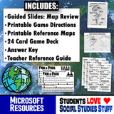 South America Geography & Maps Card Game - Group Activity - Microsoft Resources