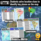 South America Map Skills Activities - Latin America Geography Practice - Microsoft Digital Resources