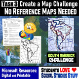 South America Map Skills Activities - Latin America Geography Practice - Microsoft Digital Resources